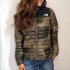 Camo Northface Jacket 